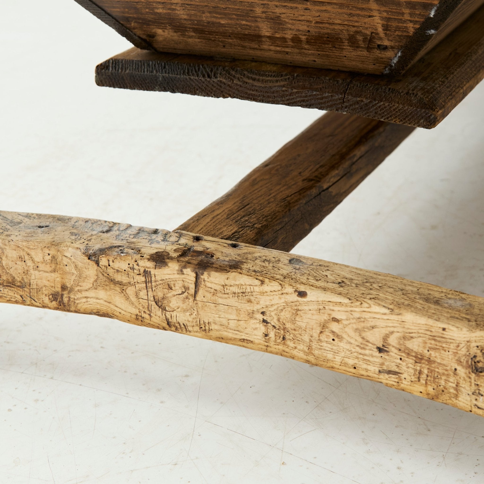 Antique Oak Coffee Table - elsie green - furniture