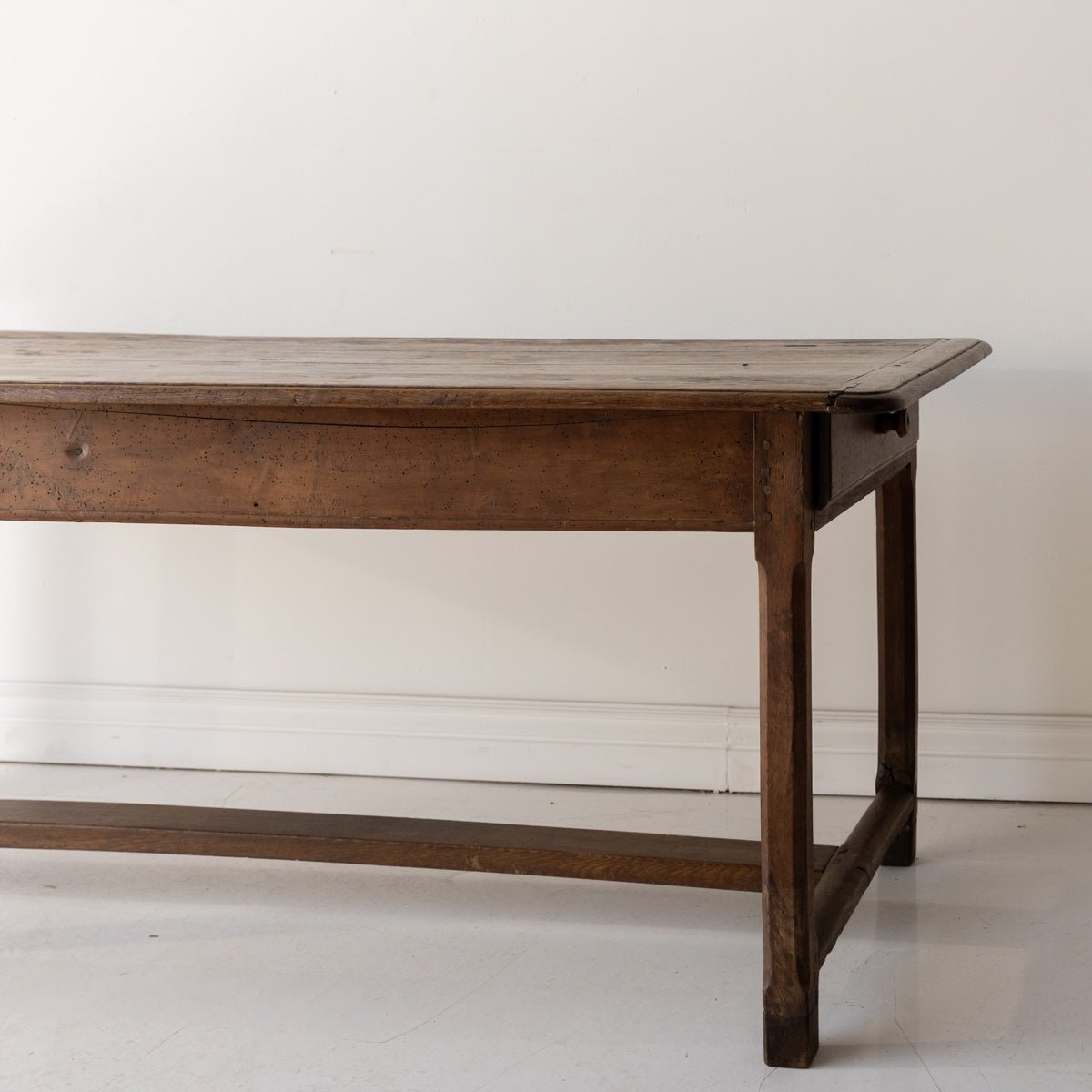 Antique Oak Farm Table - elsie green - furniture