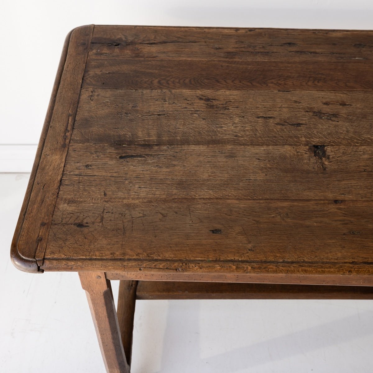 Antique Oak Farm Table - elsie green - furniture