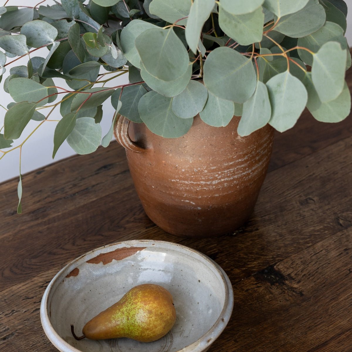 Antique Oak Farm Table - elsie green - furniture