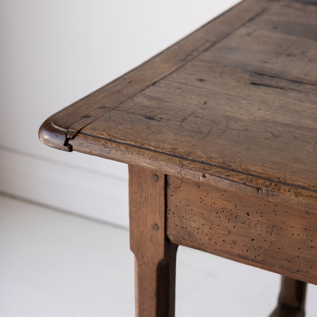 Antique Oak Farm Table - elsie green - furniture