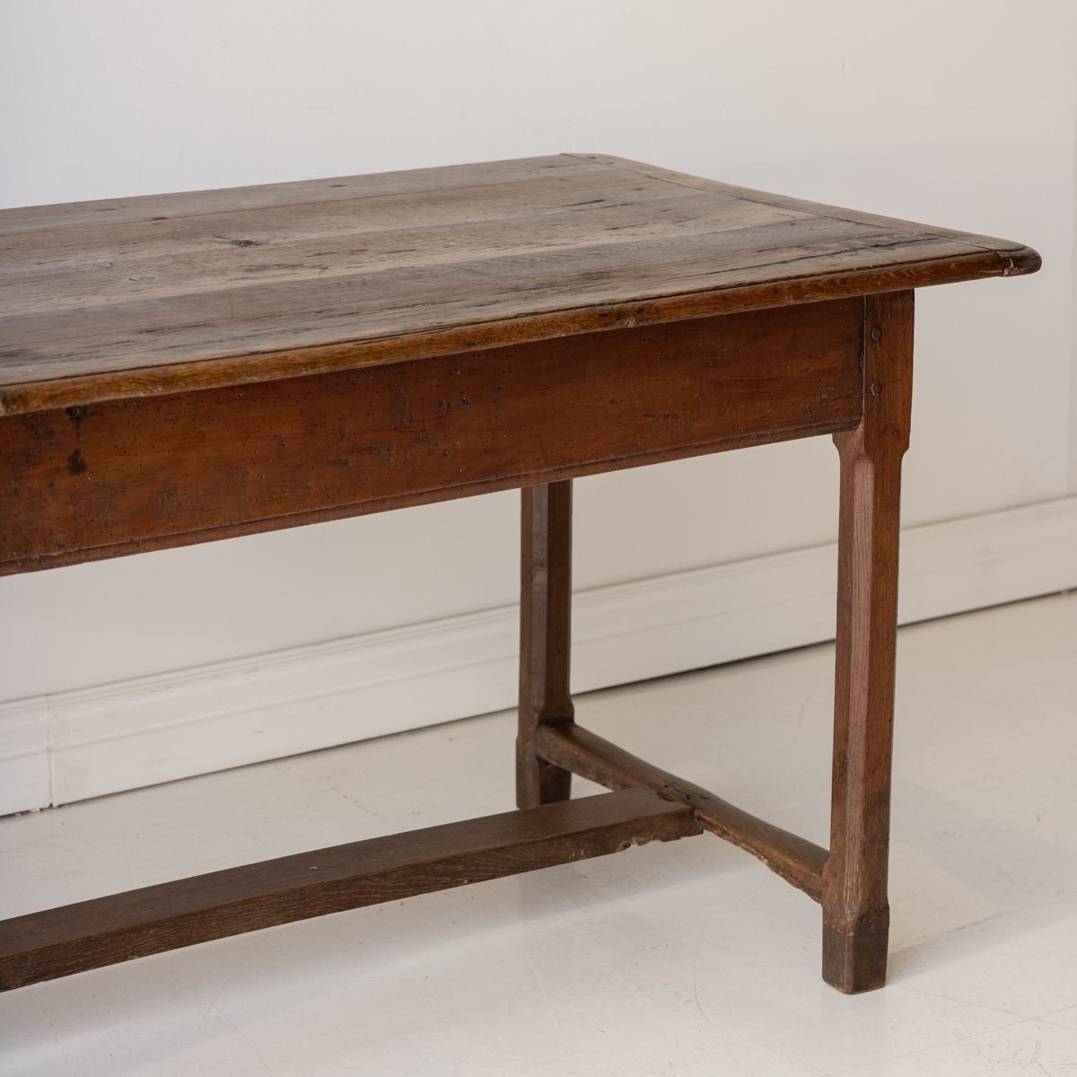 Antique Oak Farm Table - elsie green - furniture