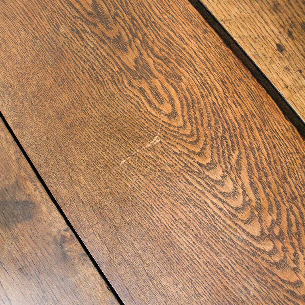 Antique Oak Farmhouse Coffee Table - elsie green - furniture