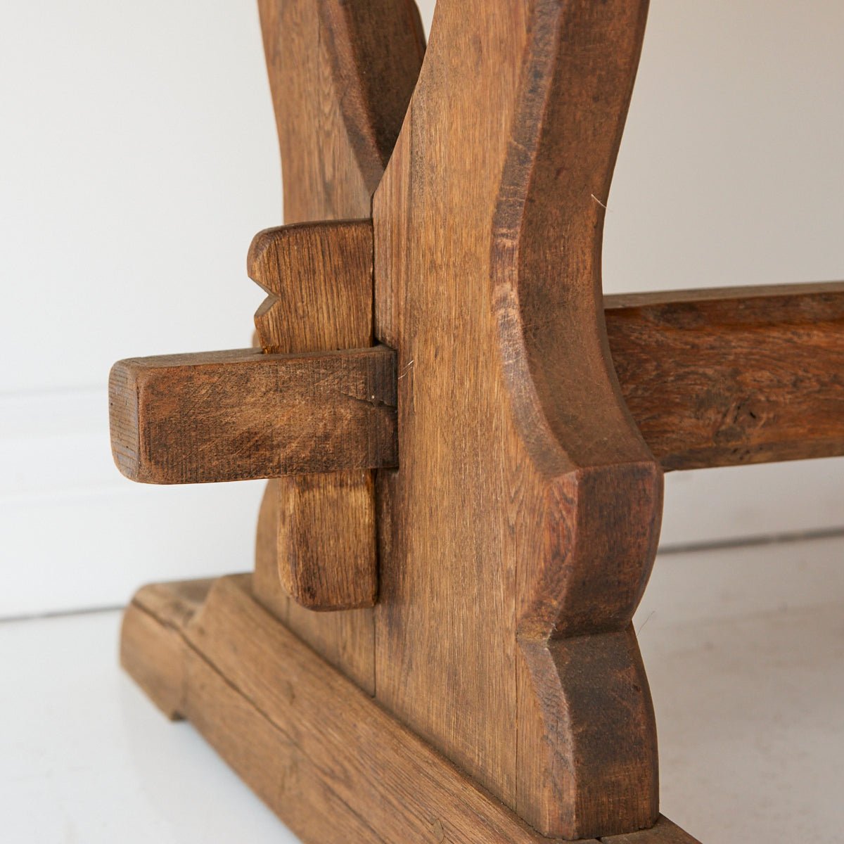 Antique Oak Monastery Table - elsie green - furniture