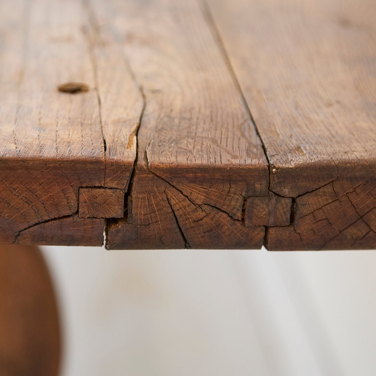 Antique Oak Monastery Table - elsie green - furniture