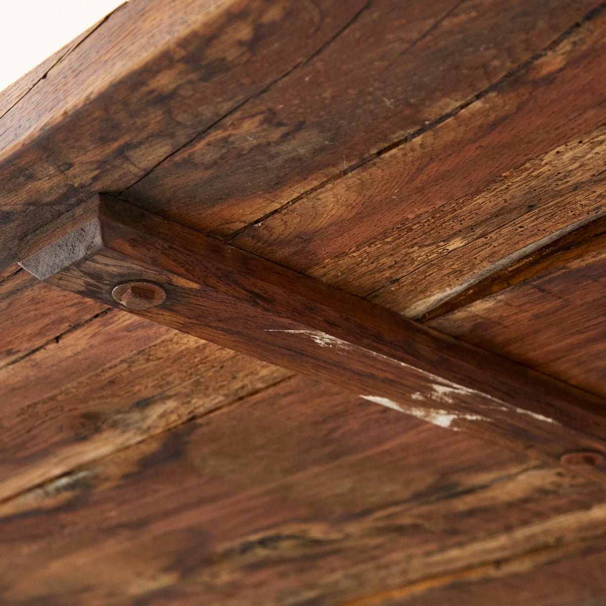 Antique Oak Monastery Table - elsie green - furniture