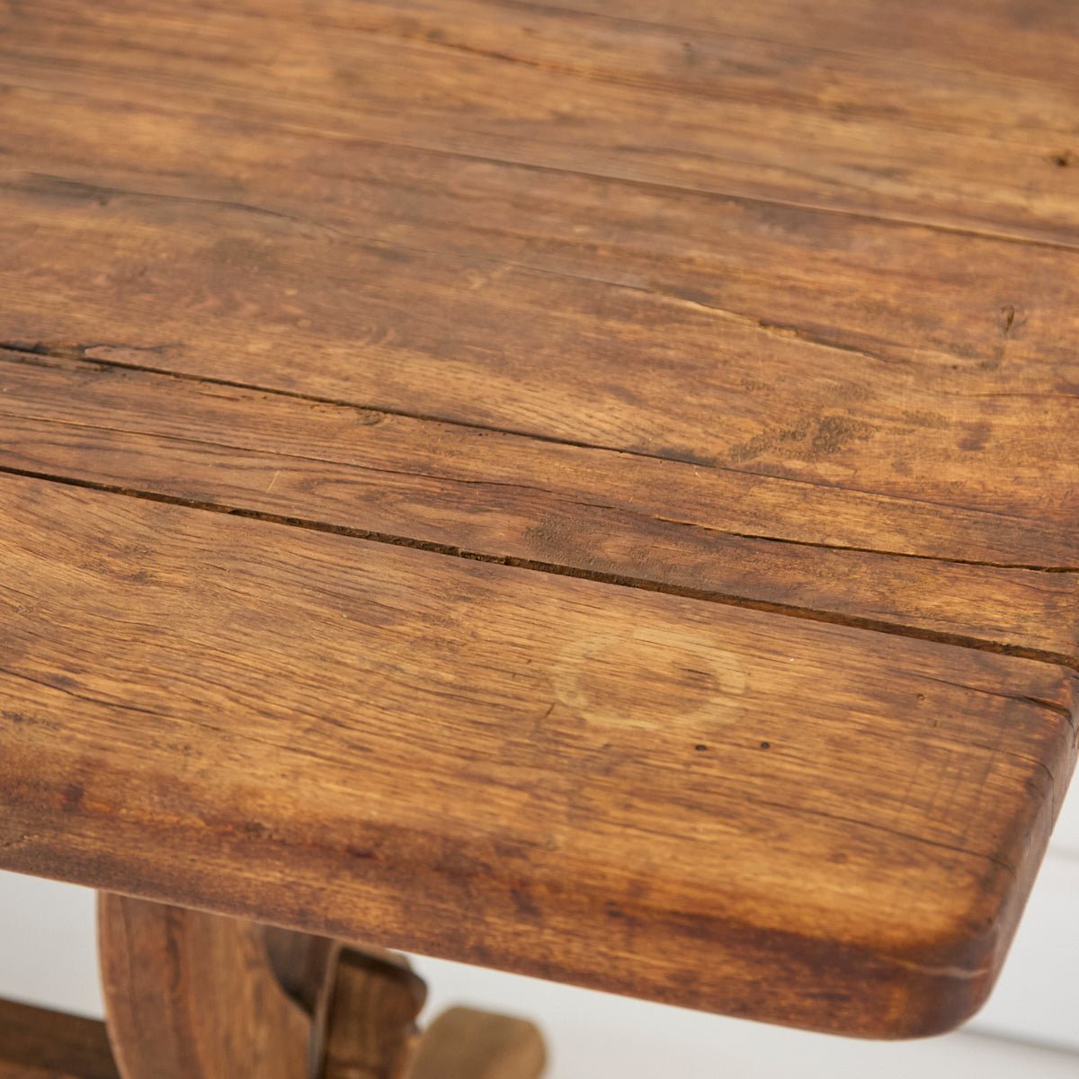 Antique Oak Monastery Table - elsie green - furniture