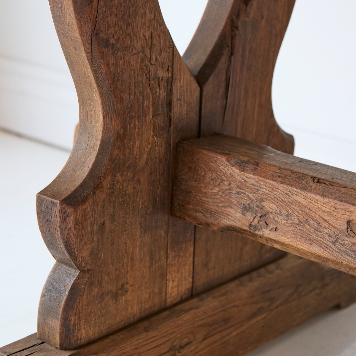 Antique Oak Monastery Table - elsie green - furniture