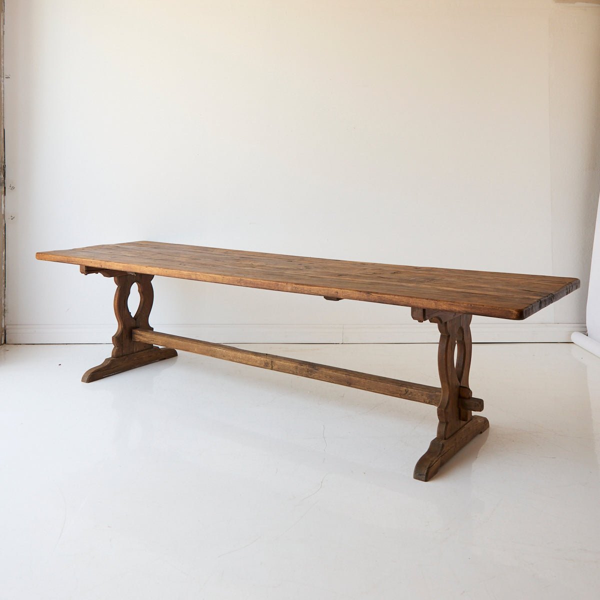 Antique Oak Monastery Table - elsie green - furniture