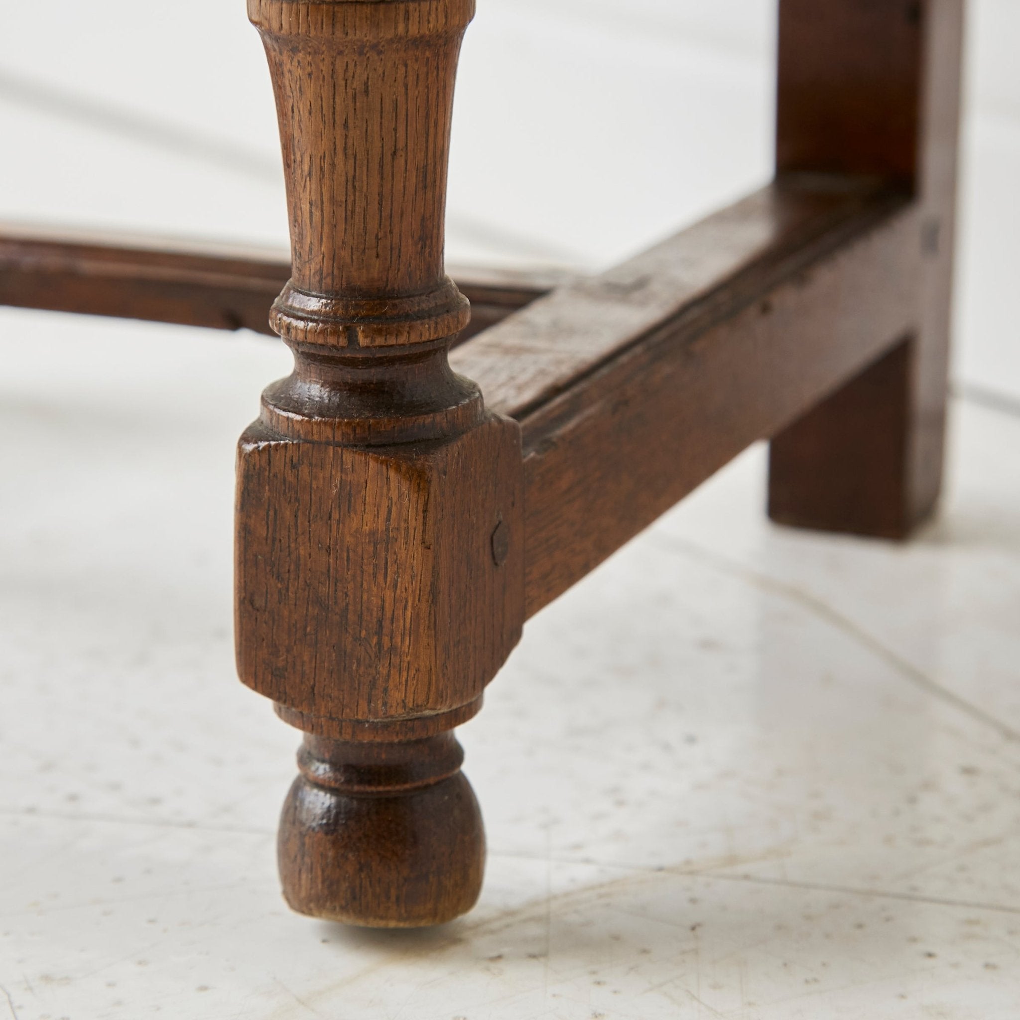 Antique Oak Nun's Chair - elsie green - furniture