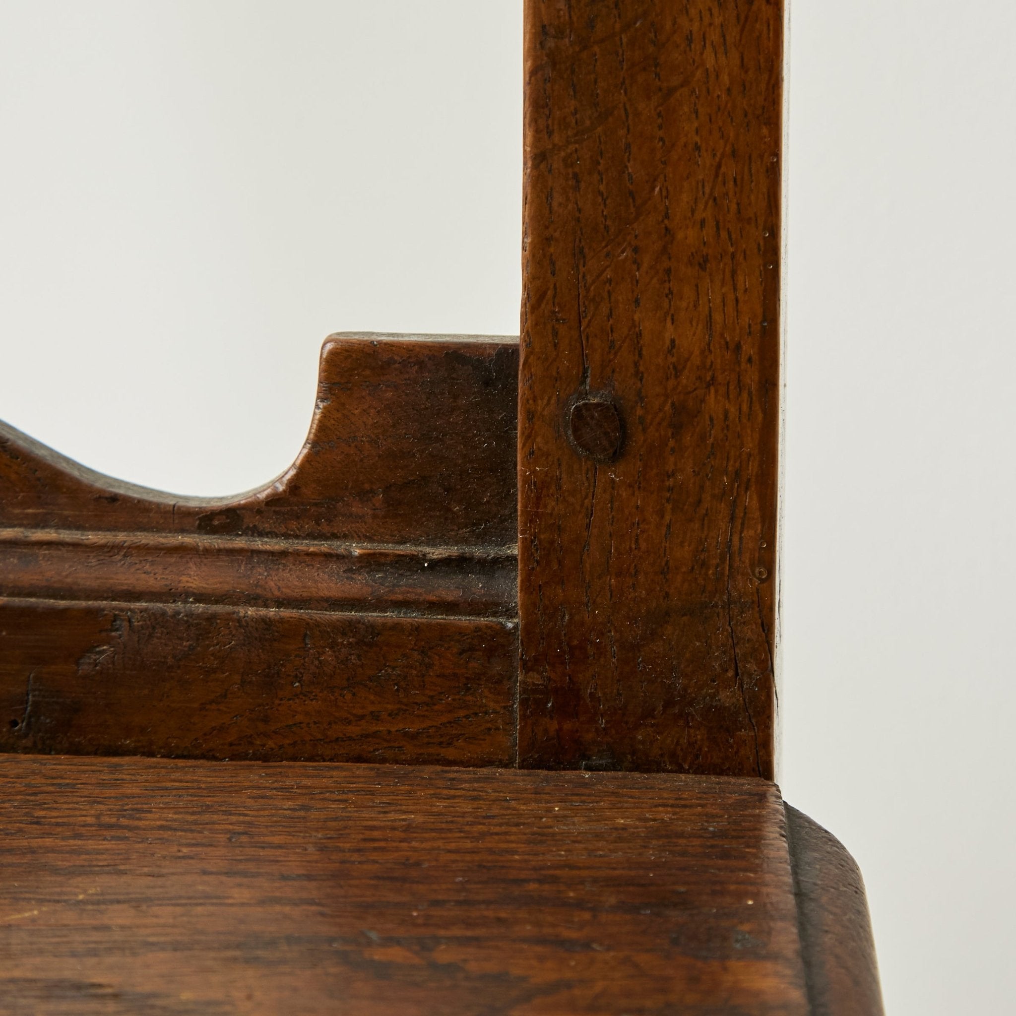 Antique Oak Nun's Chair - elsie green - furniture