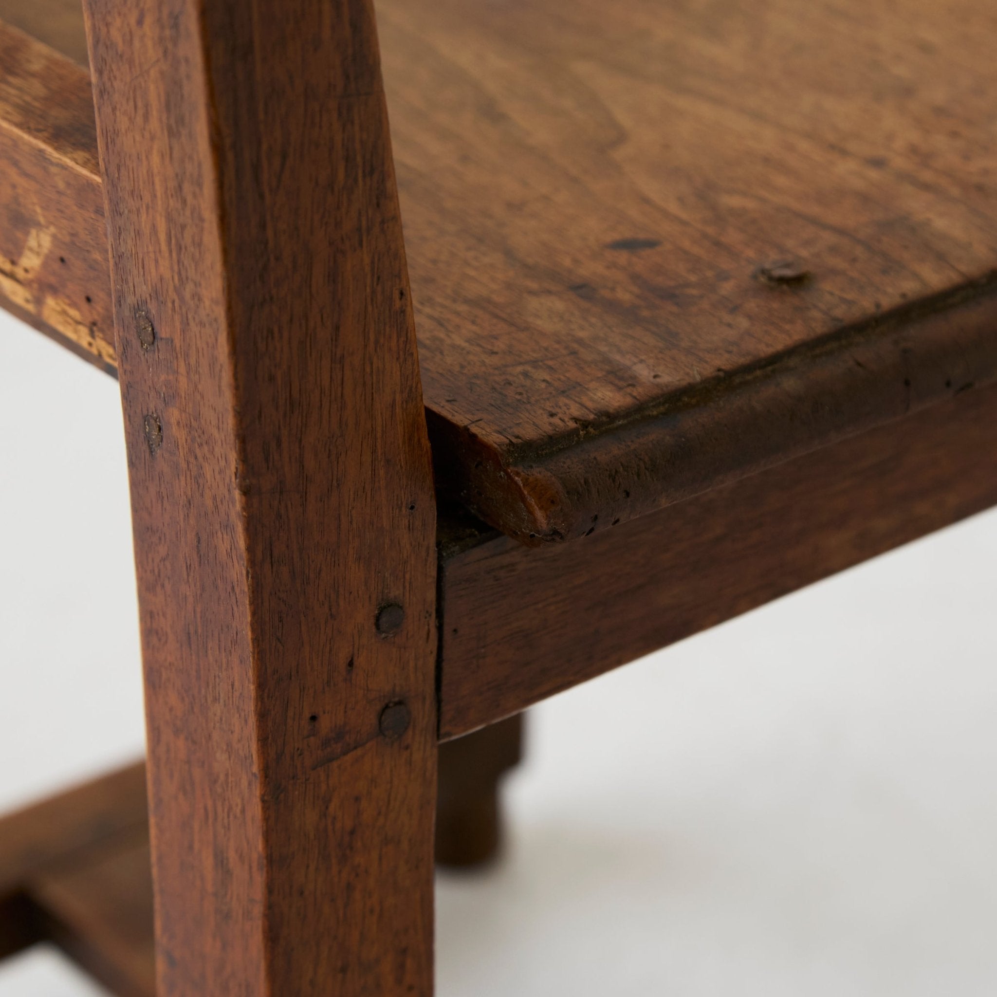 Antique Oak Nun's Chair - elsie green - furniture