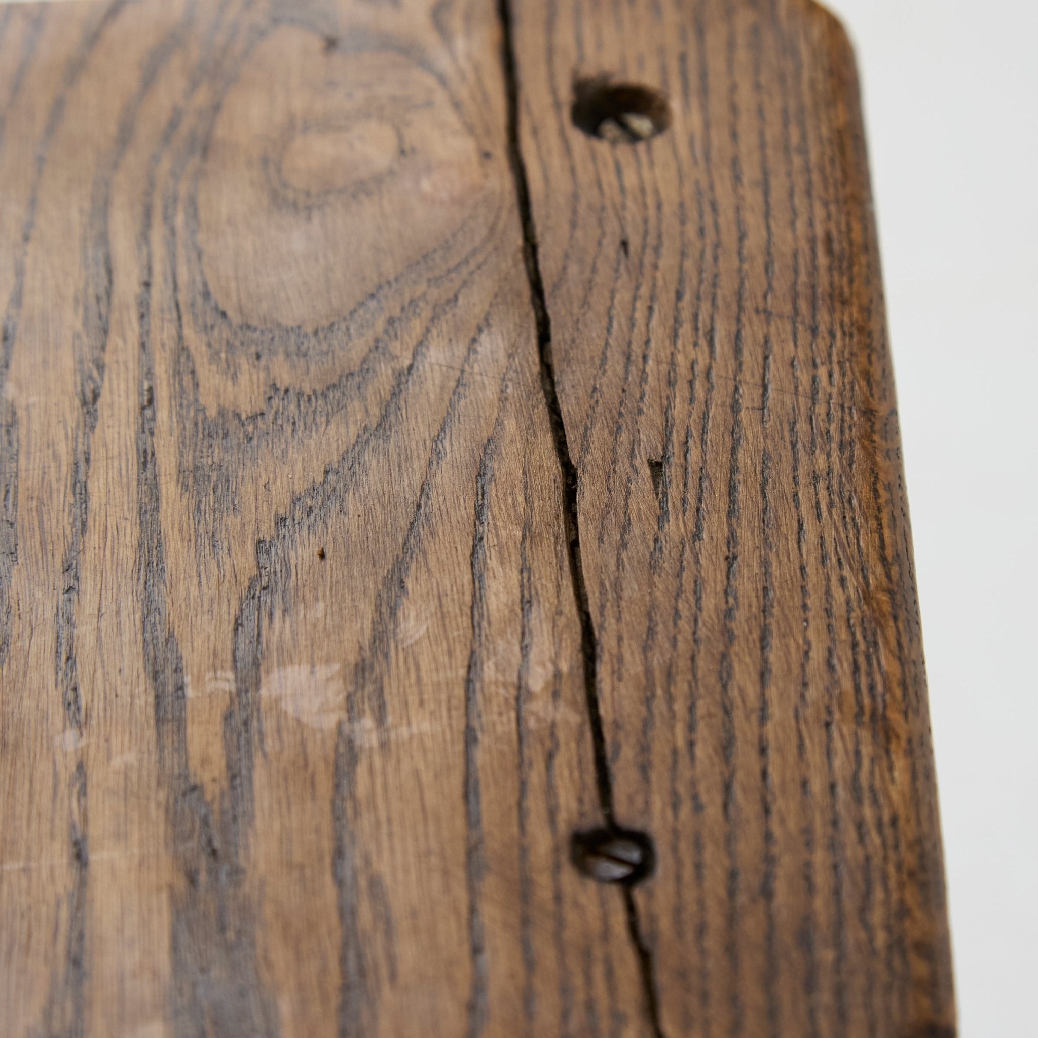 Antique Oak Stool - elsie green - furniture