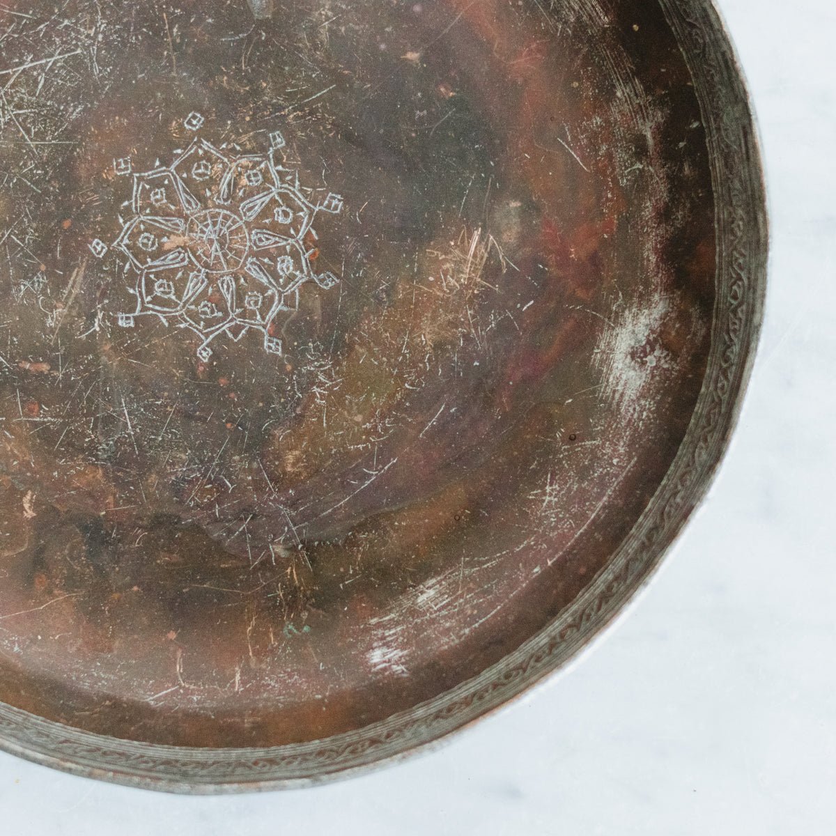 Antique Pewter Tray - elsie green - The French Kitchen