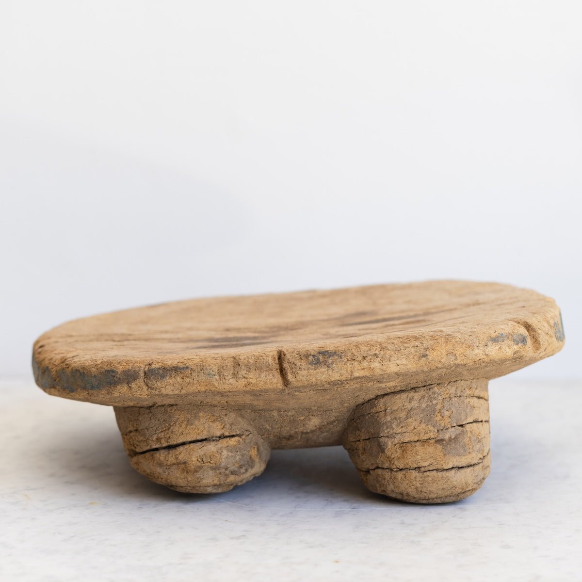 Antique Primitive Stool - elsie green - furniture