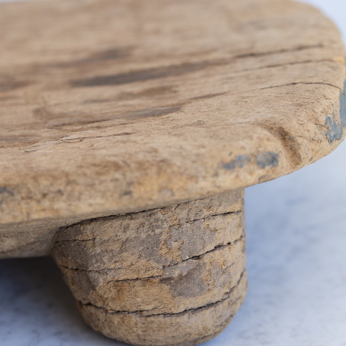 Antique Primitive Stool - elsie green - furniture