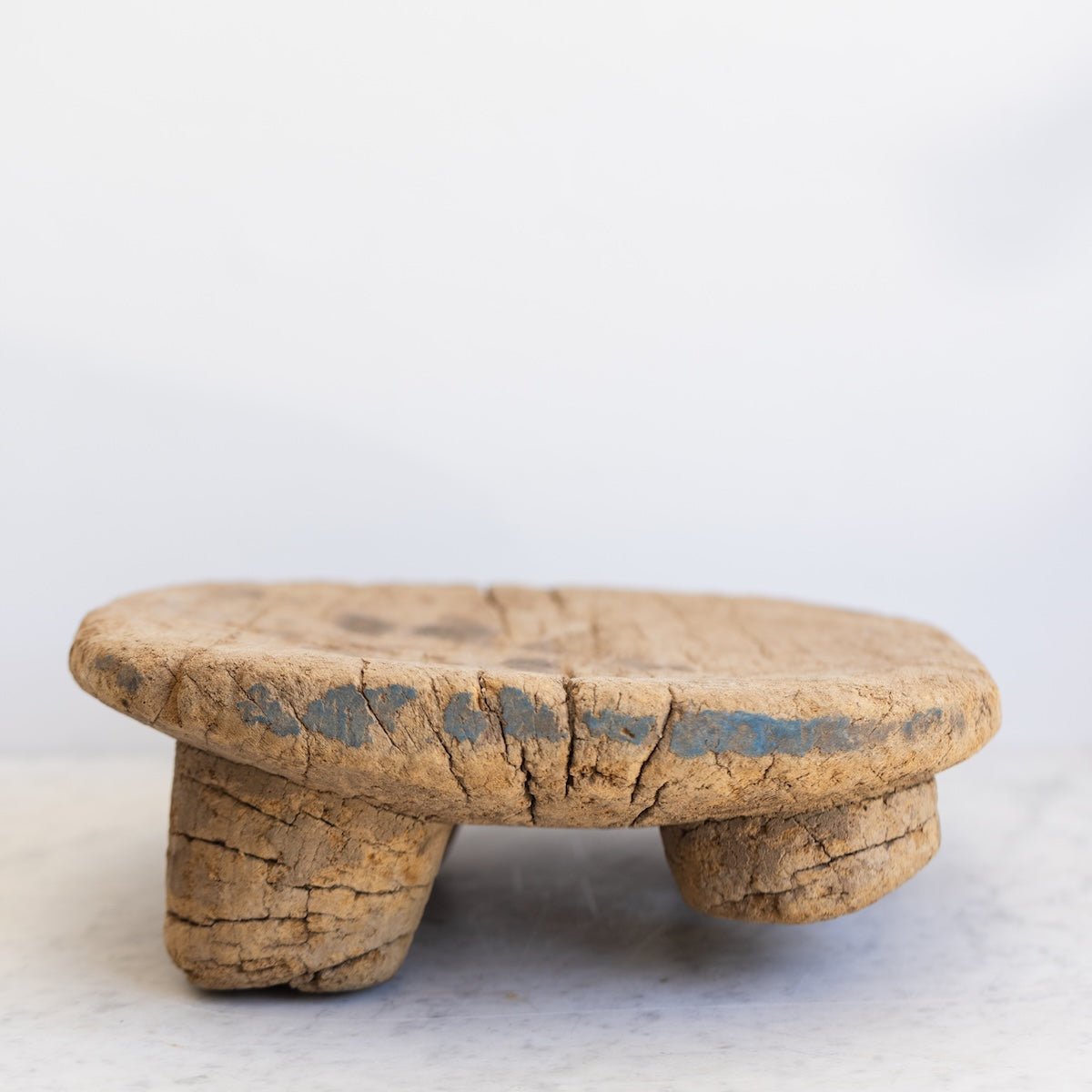Antique Primitive Stool - elsie green - furniture