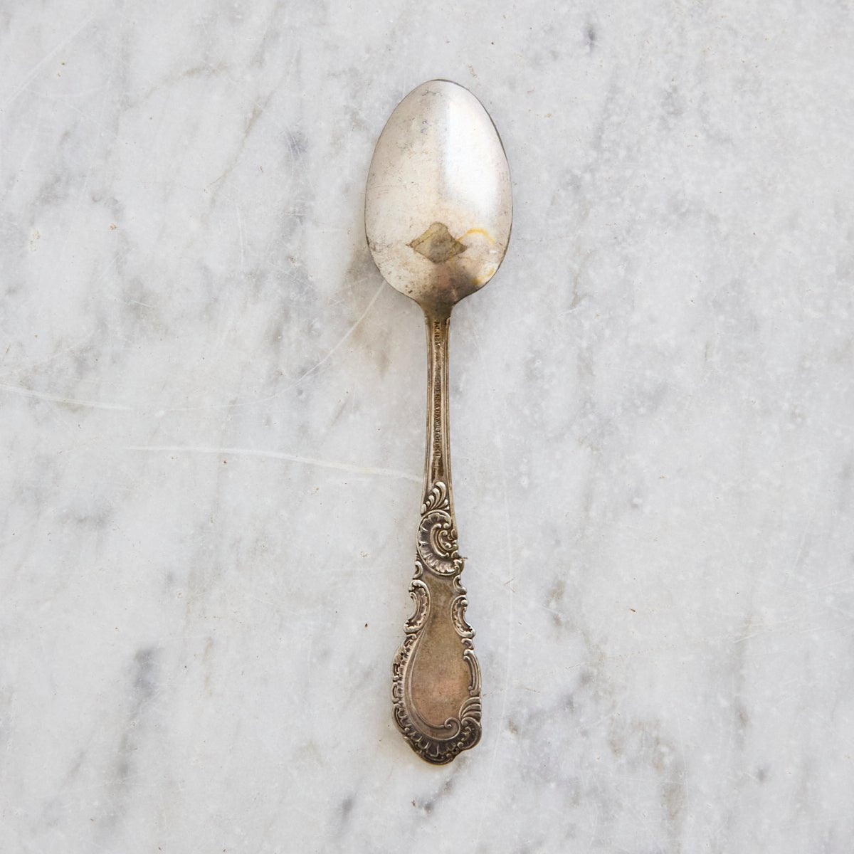 Antique Rogers & Hamilton Monogrammed Spoon Set of 9 - elsie green - the french kitchen