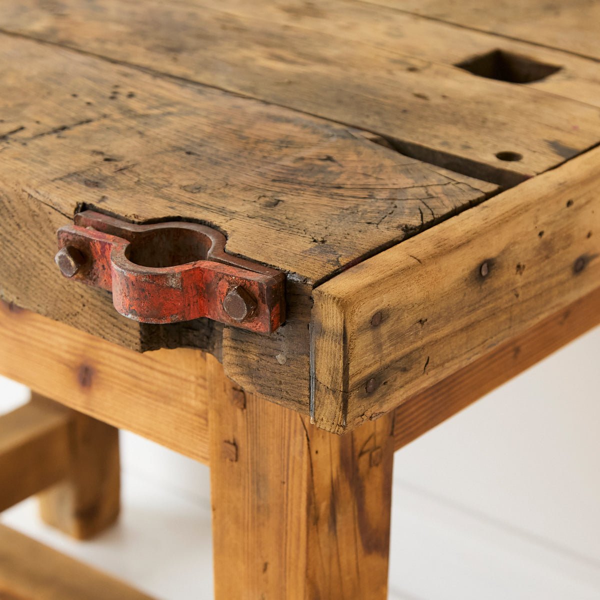 Antique Rustic Workbench - elsie green - furniture