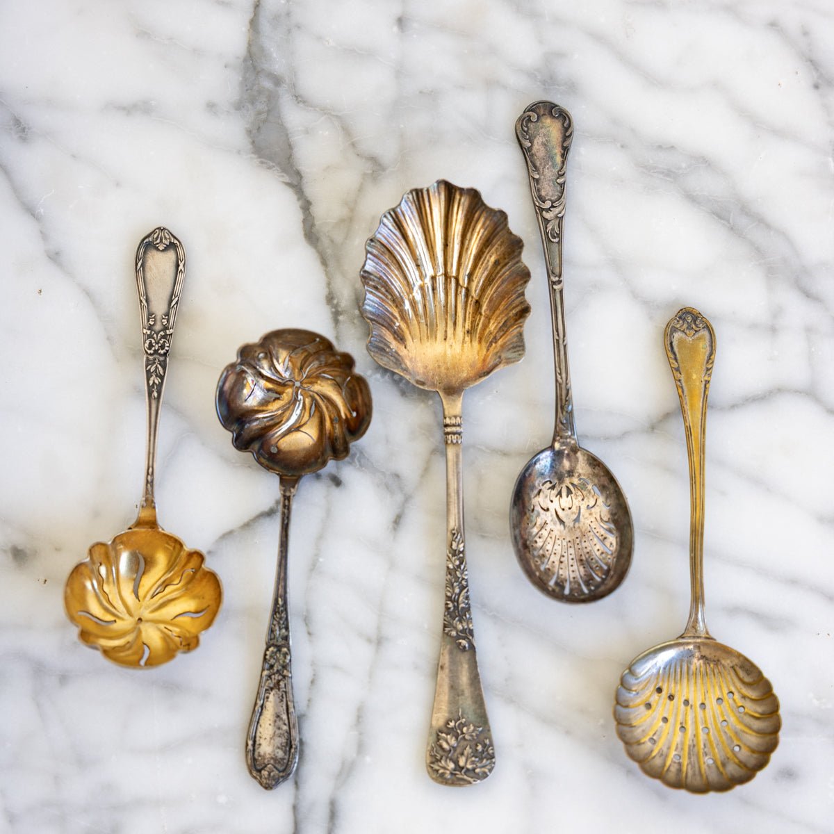 Antique Shell Spoon - elsie green - the french kitchen