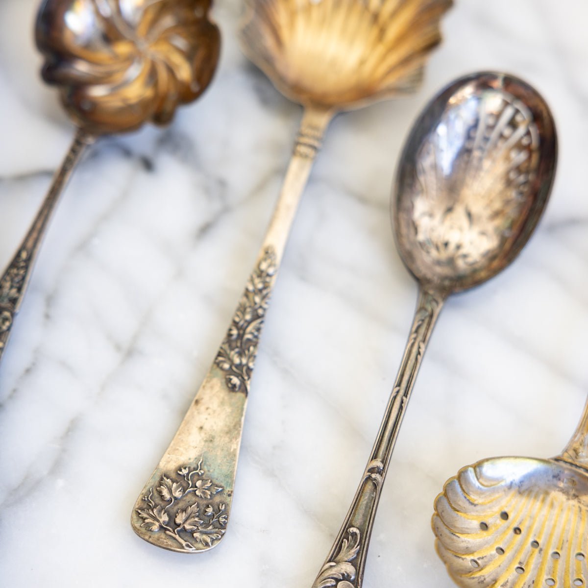 Antique Shell Spoon - elsie green - the french kitchen