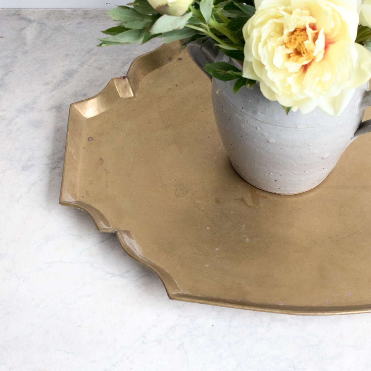 Antique Silver Tray - elsie green - The French Kitchen