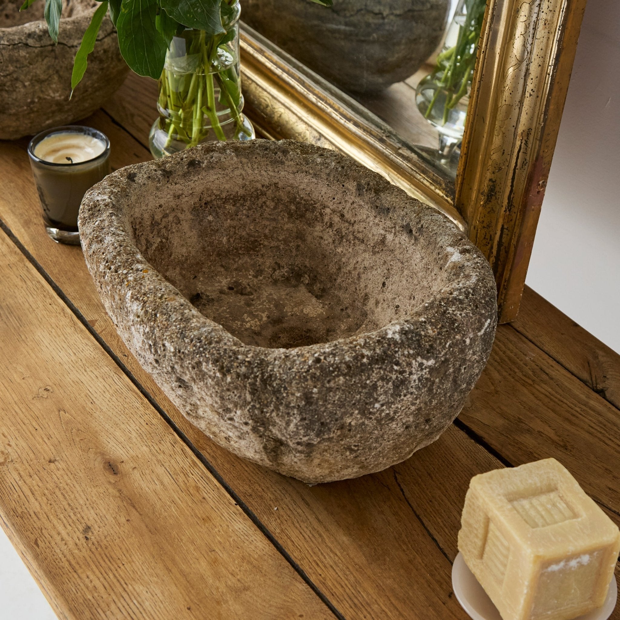 Antique Stone Sink - elsie green - decor