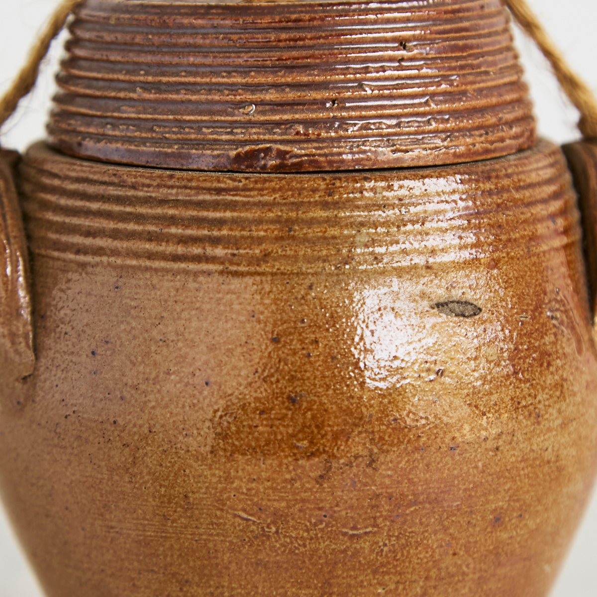 Antique Stoneware Crock with Lid - elsie green - the french kitchen