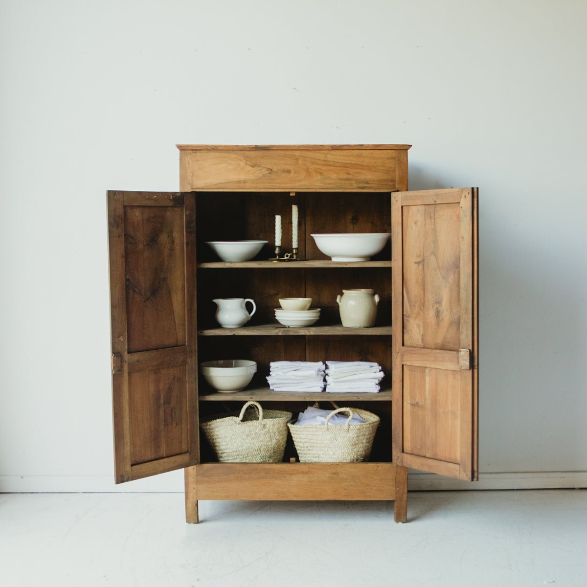 Antique Walnut Armoire - elsie green - furniture