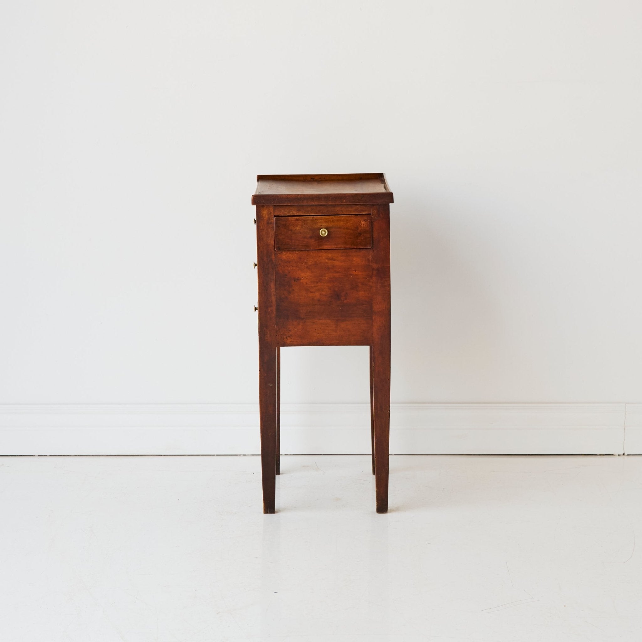 Antique Walnut Bedside Table - elsie green - furniture