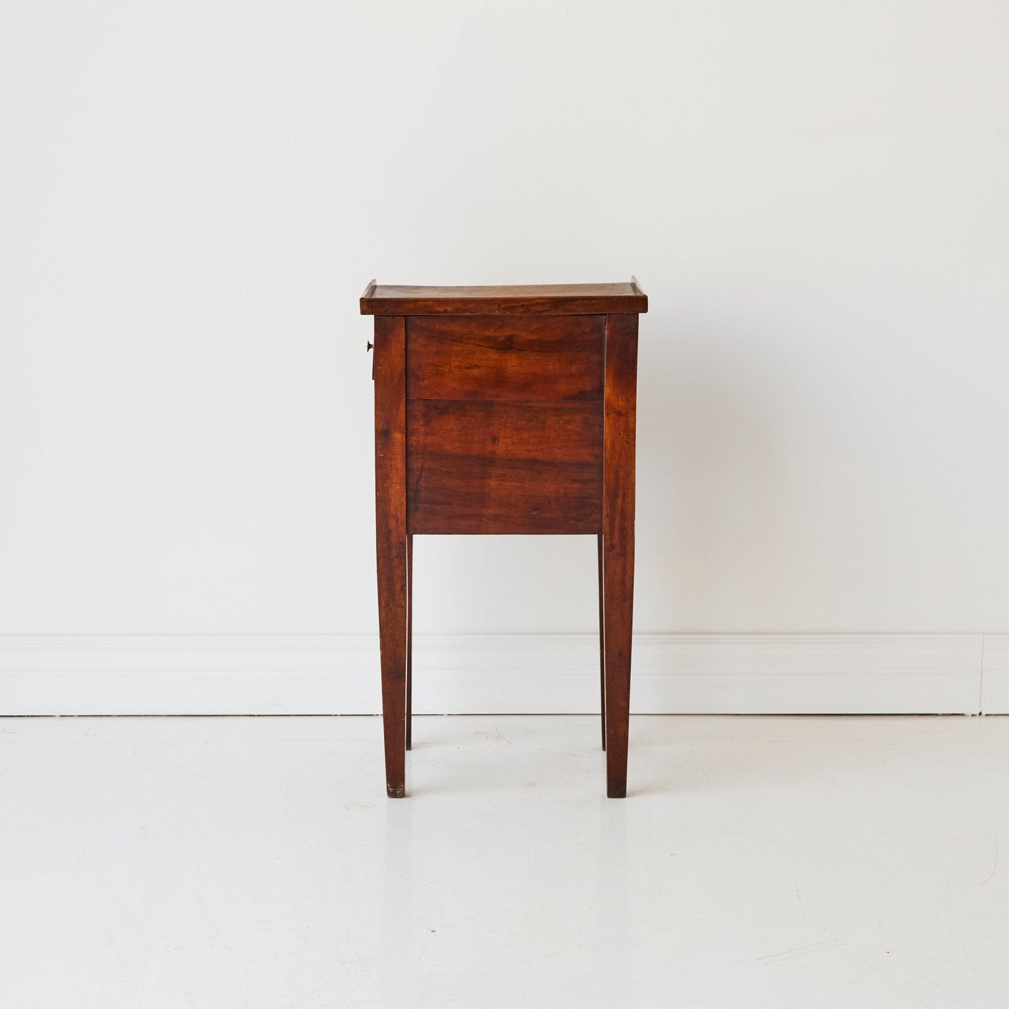 Antique Walnut Bedside Table - elsie green - furniture