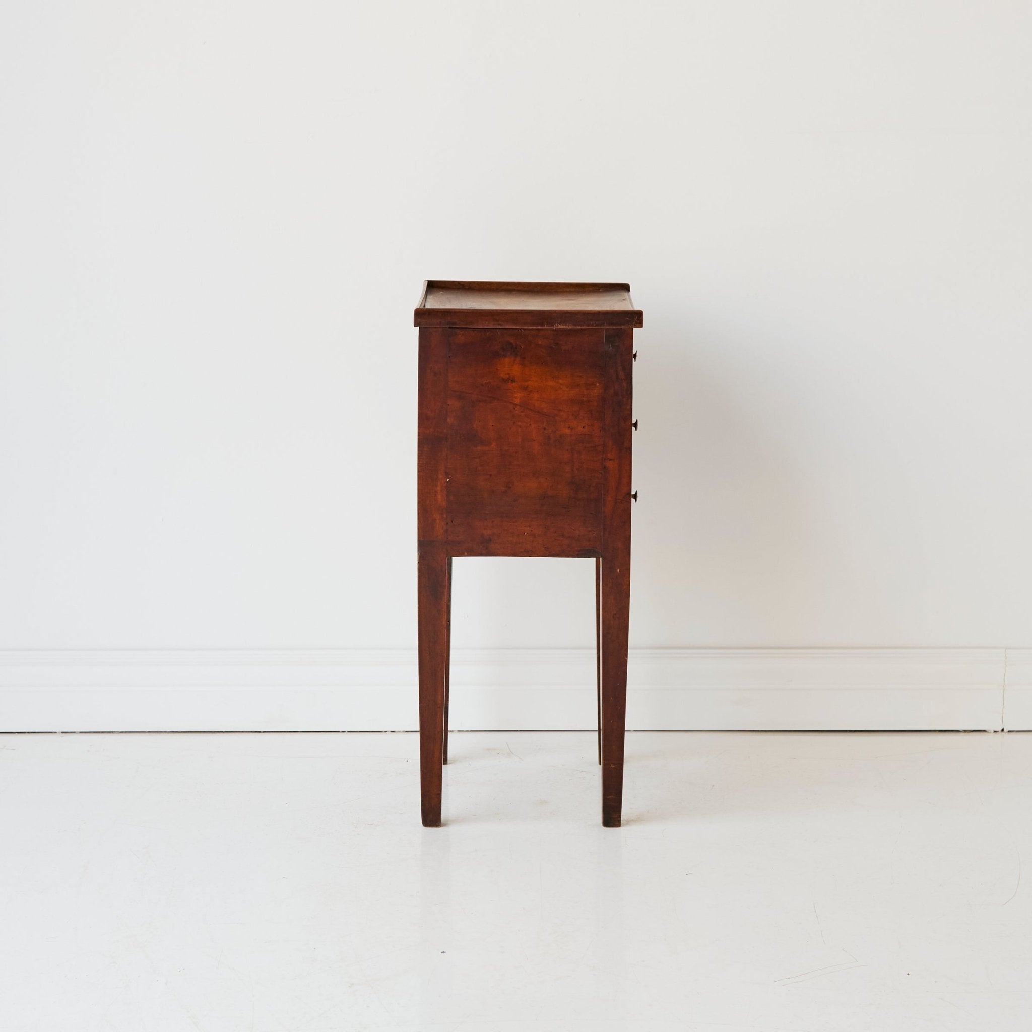 Antique Walnut Bedside Table - elsie green - furniture