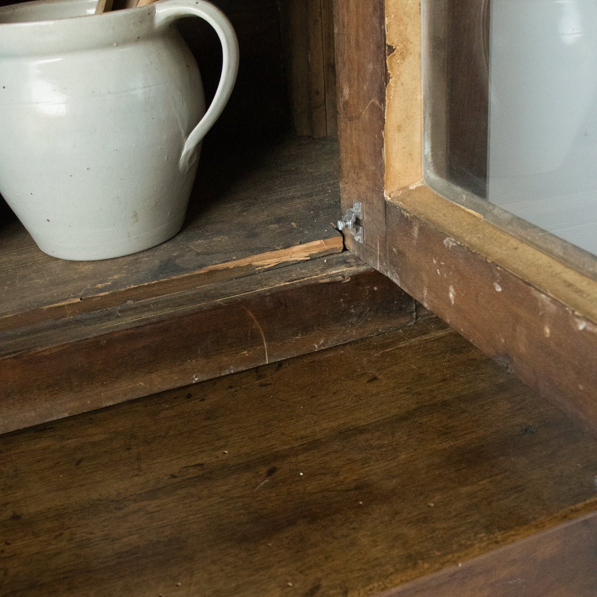 Antique Walnut China Cabinet - elsie green - furniture