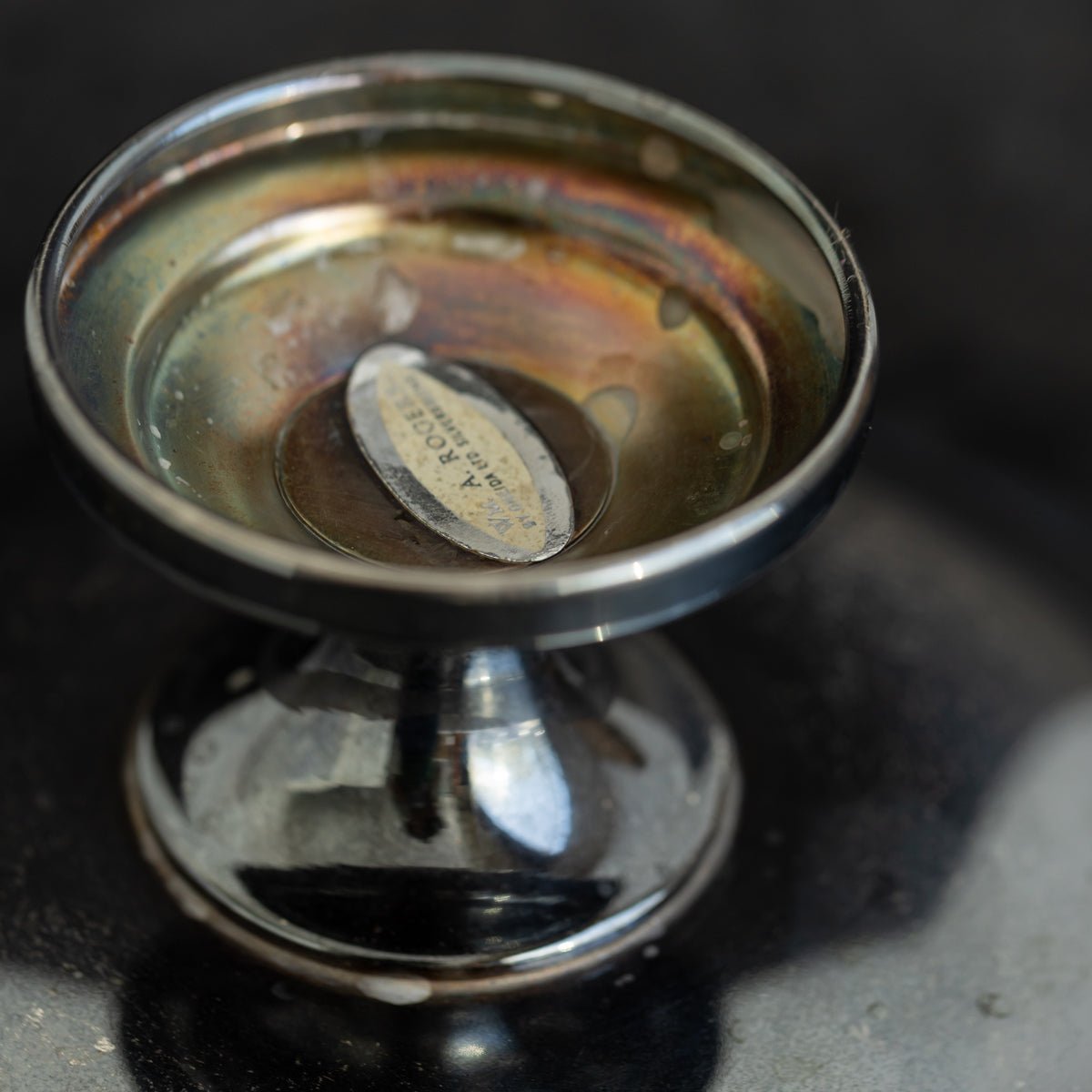 Antique Wm. A Rogers Silver Pedestal Bowl | The Patrick Orbe Collection - elsie green - the french kitchen