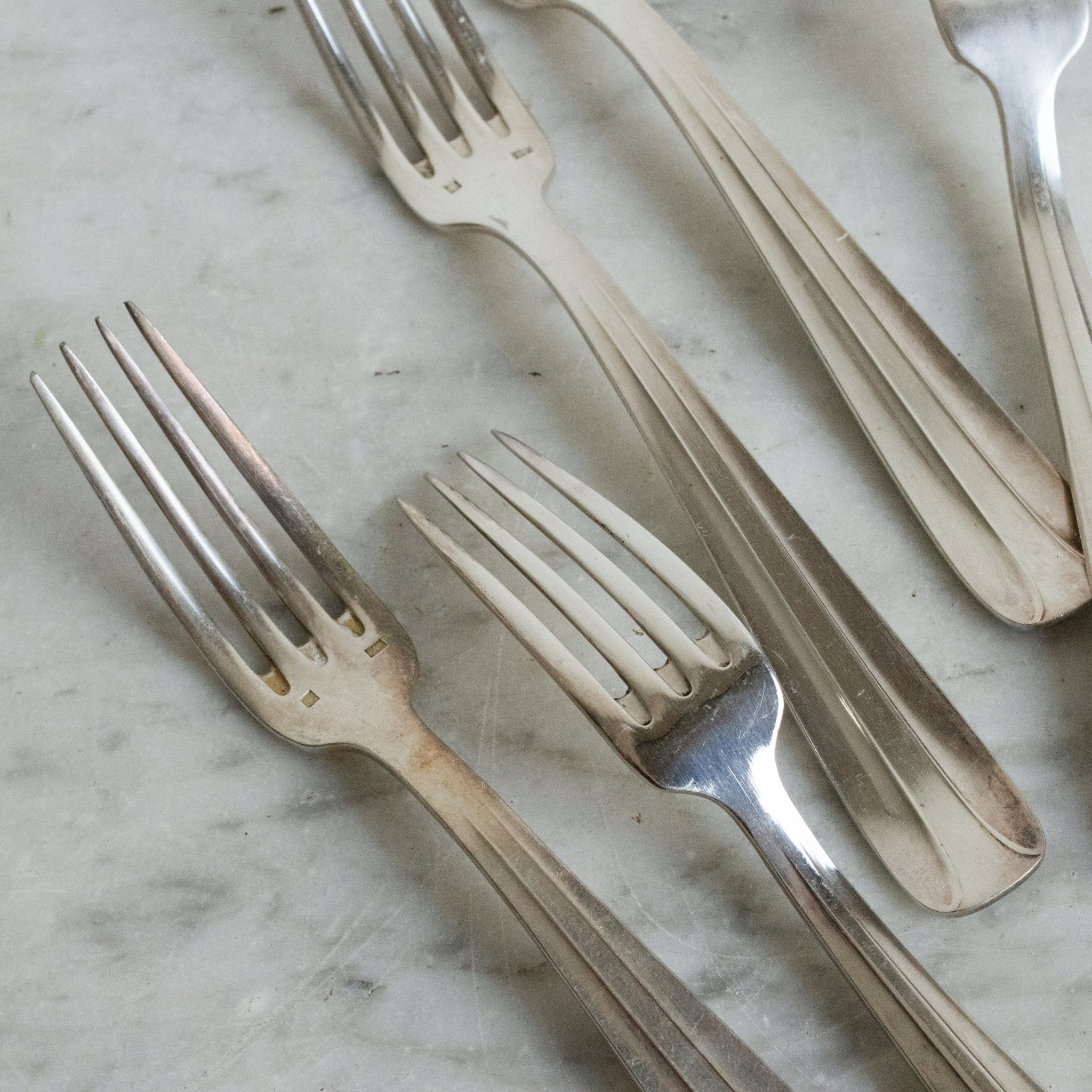 Art Deco French Flatware Set Of 37 Pieces - elsie green - The French Kitchen