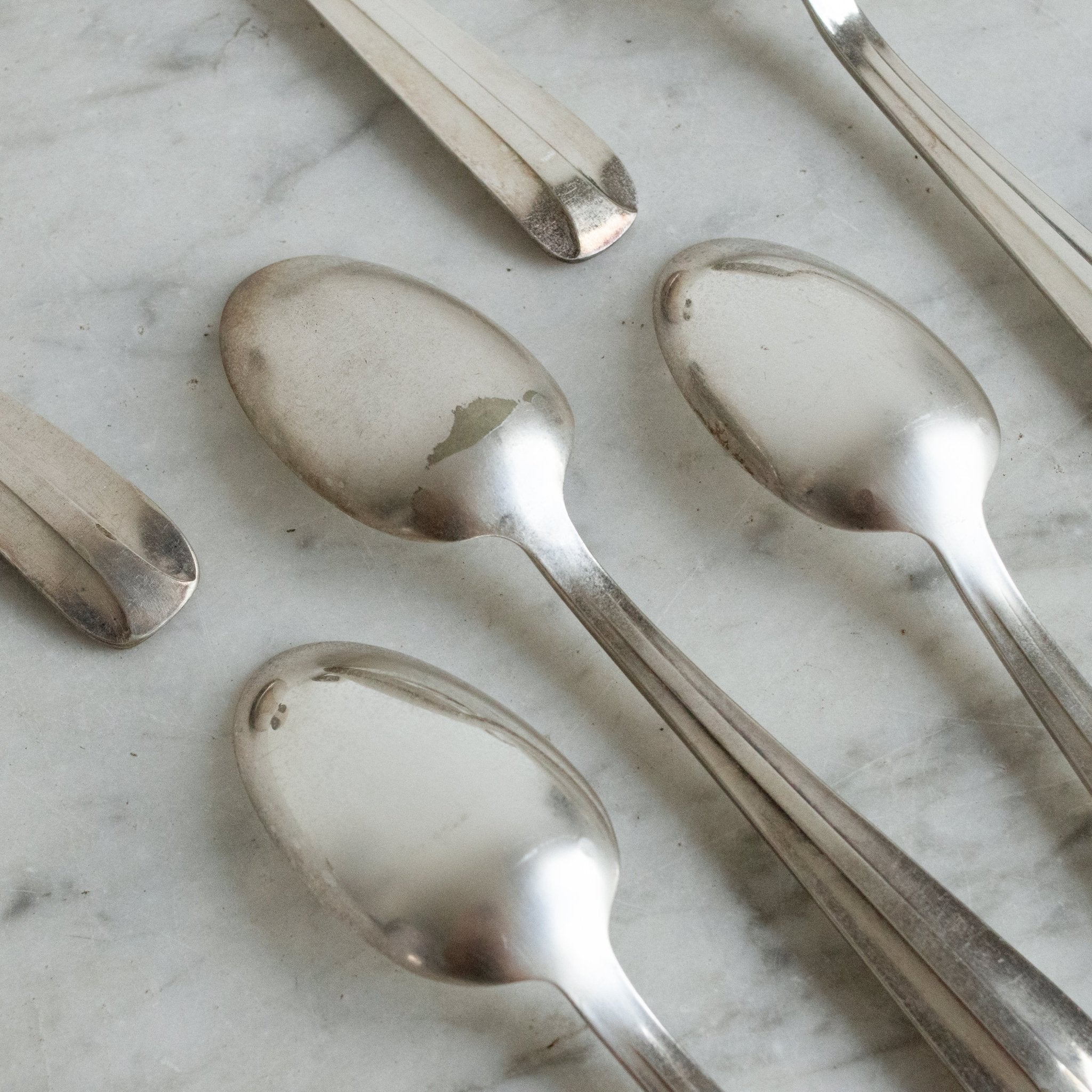 Art Deco French Flatware Set Of 37 Pieces - elsie green - The French Kitchen