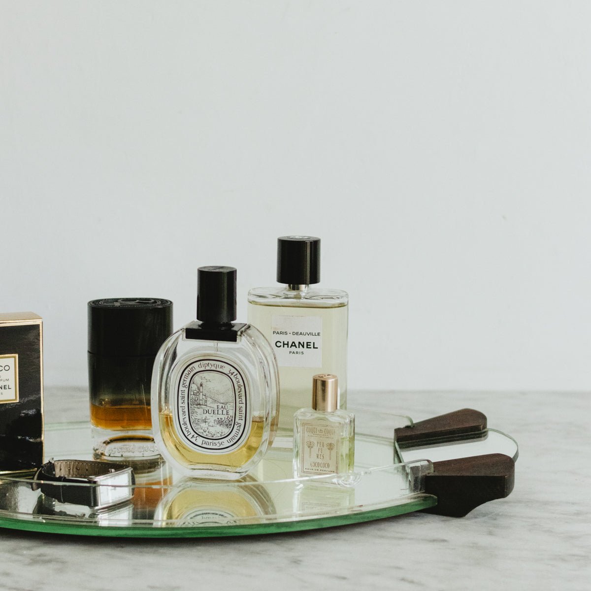 Art Deco Mirrored Tray - elsie green - decor