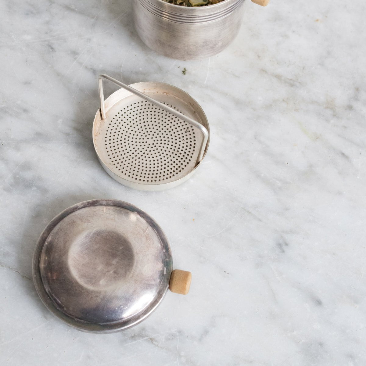 Art Deco Silver Tea Strainer - elsie green - The French Kitchen