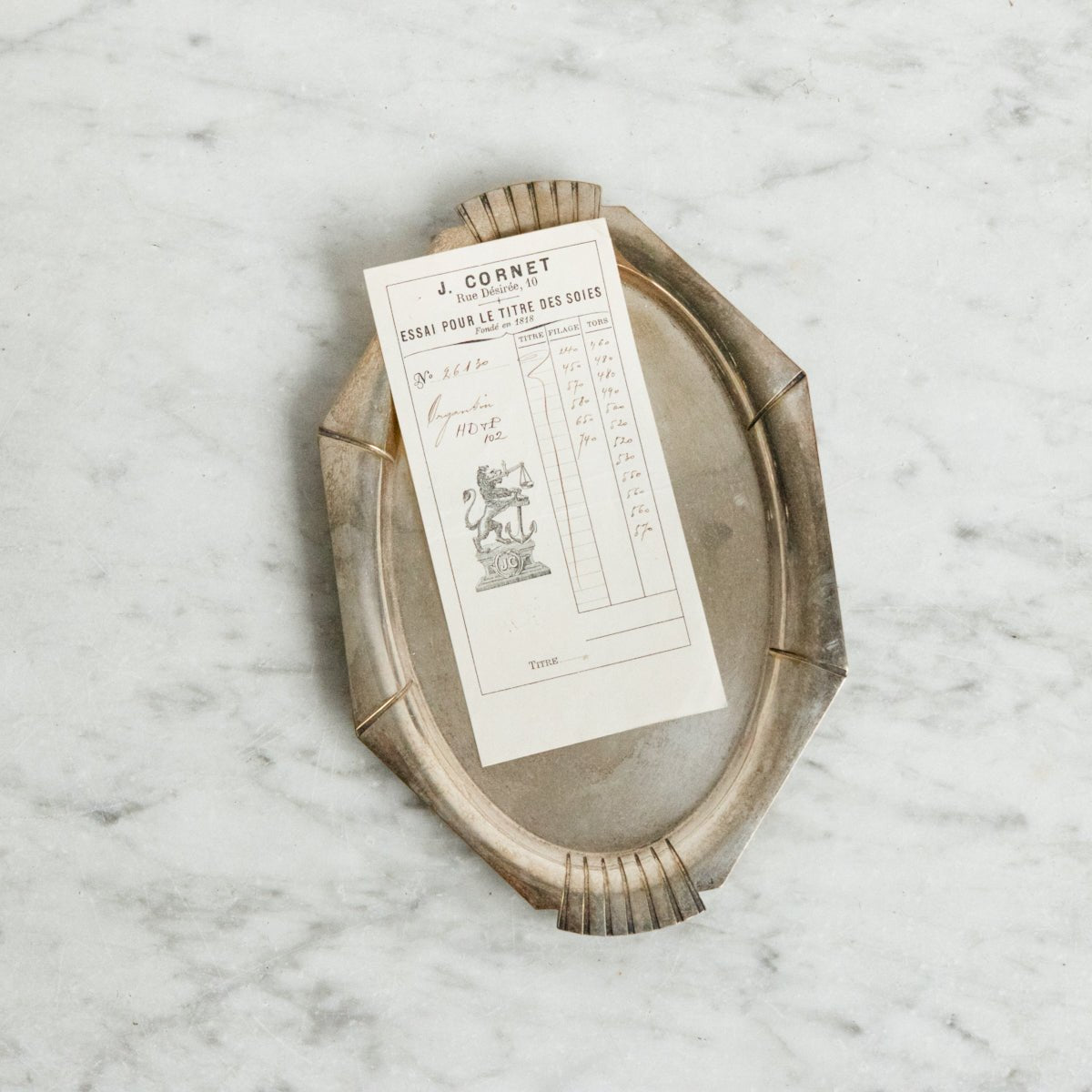 Art Deco Silver Tip Tray - elsie green - The French Kitchen