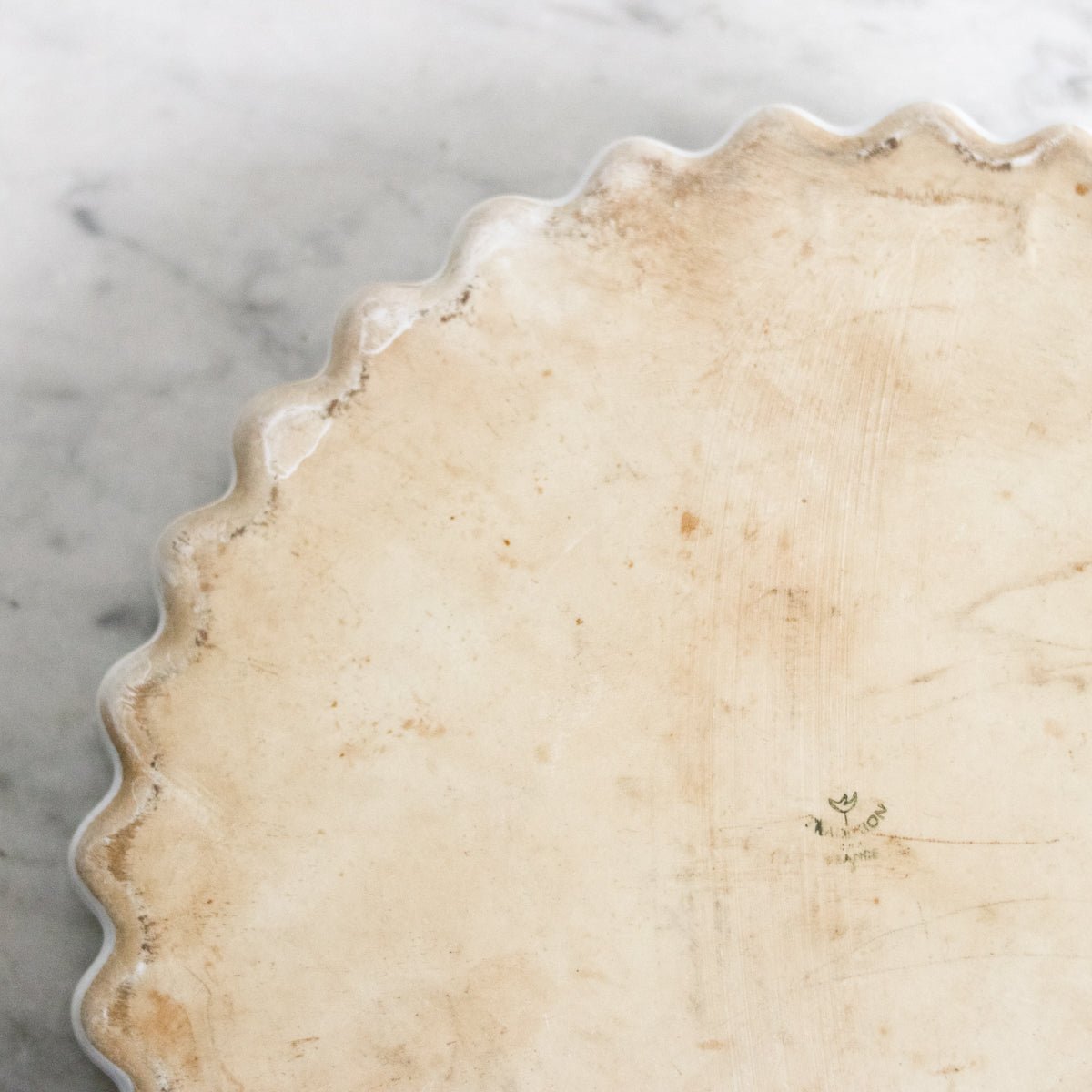 At the Table in Paris Cookbook with Vintage Tart Mold and Tart Server - elsie green - the french kitchen