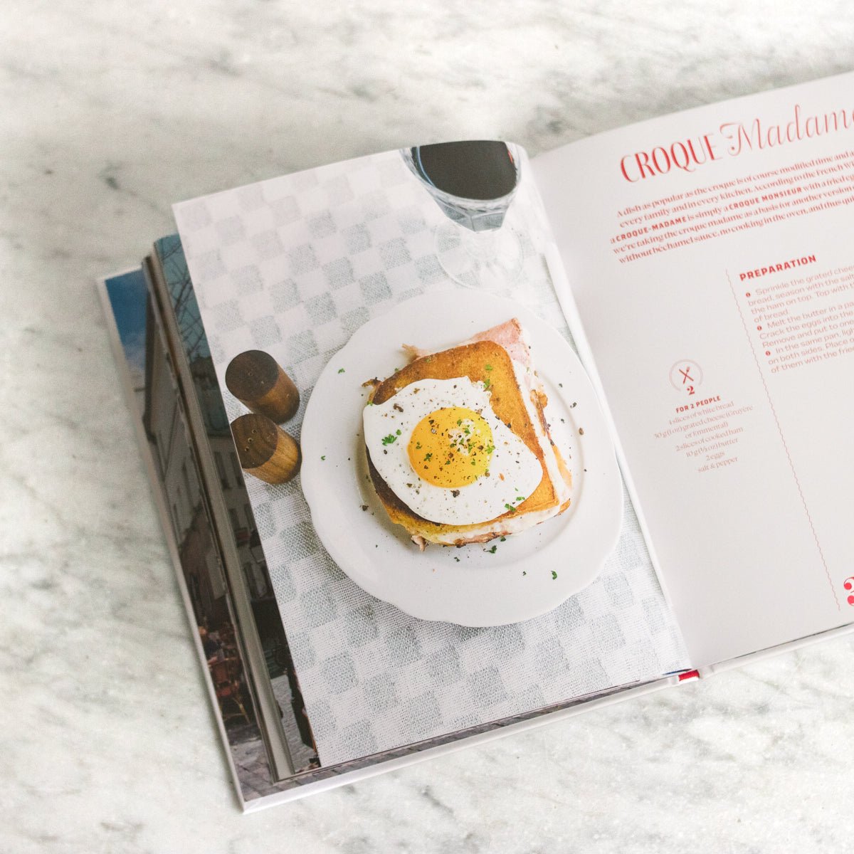 At the Table in Paris Cookbook with Vintage Tart Mold and Tart Server - elsie green - the french kitchen