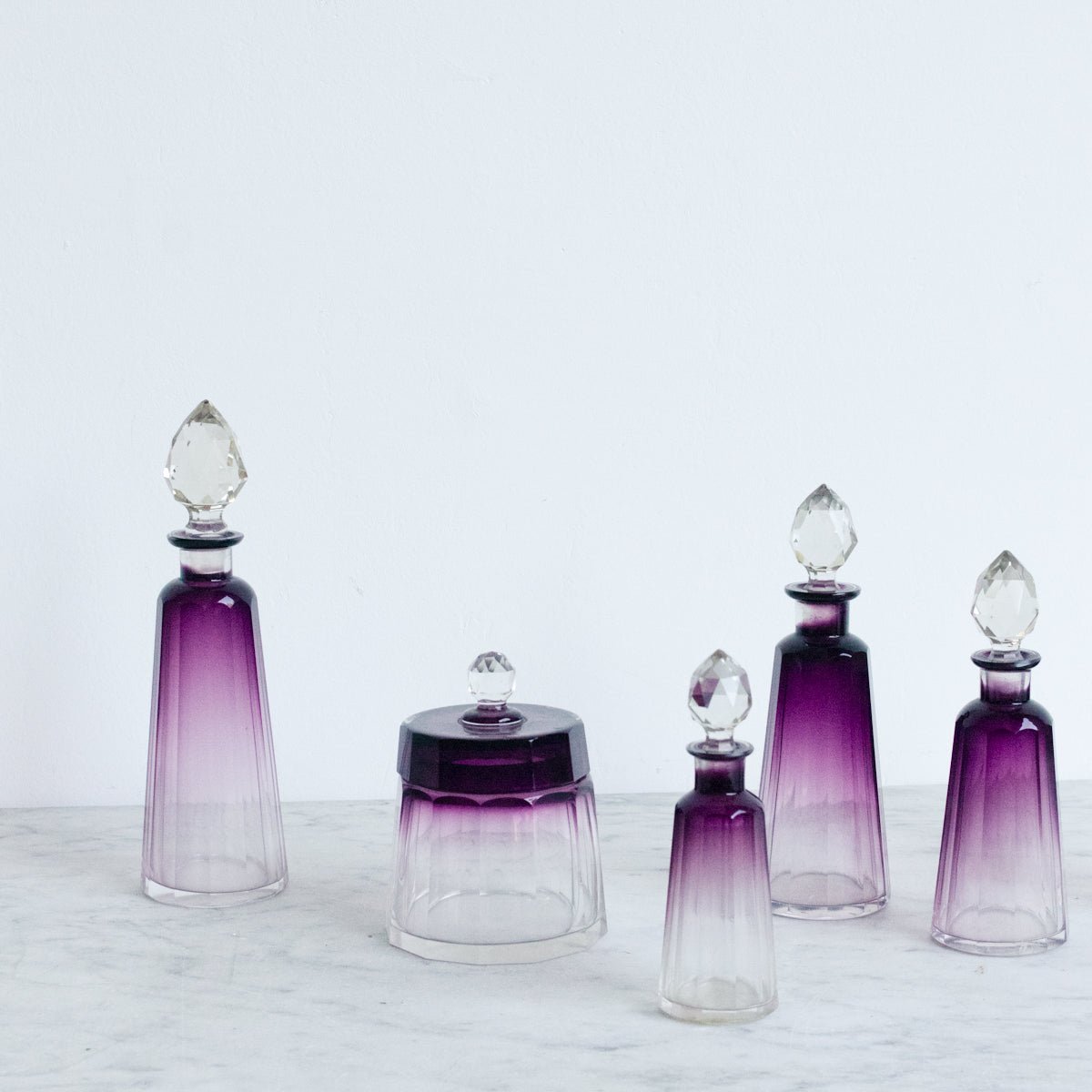 Baccarat Crystal Vanity Pieces - elsie green - decor