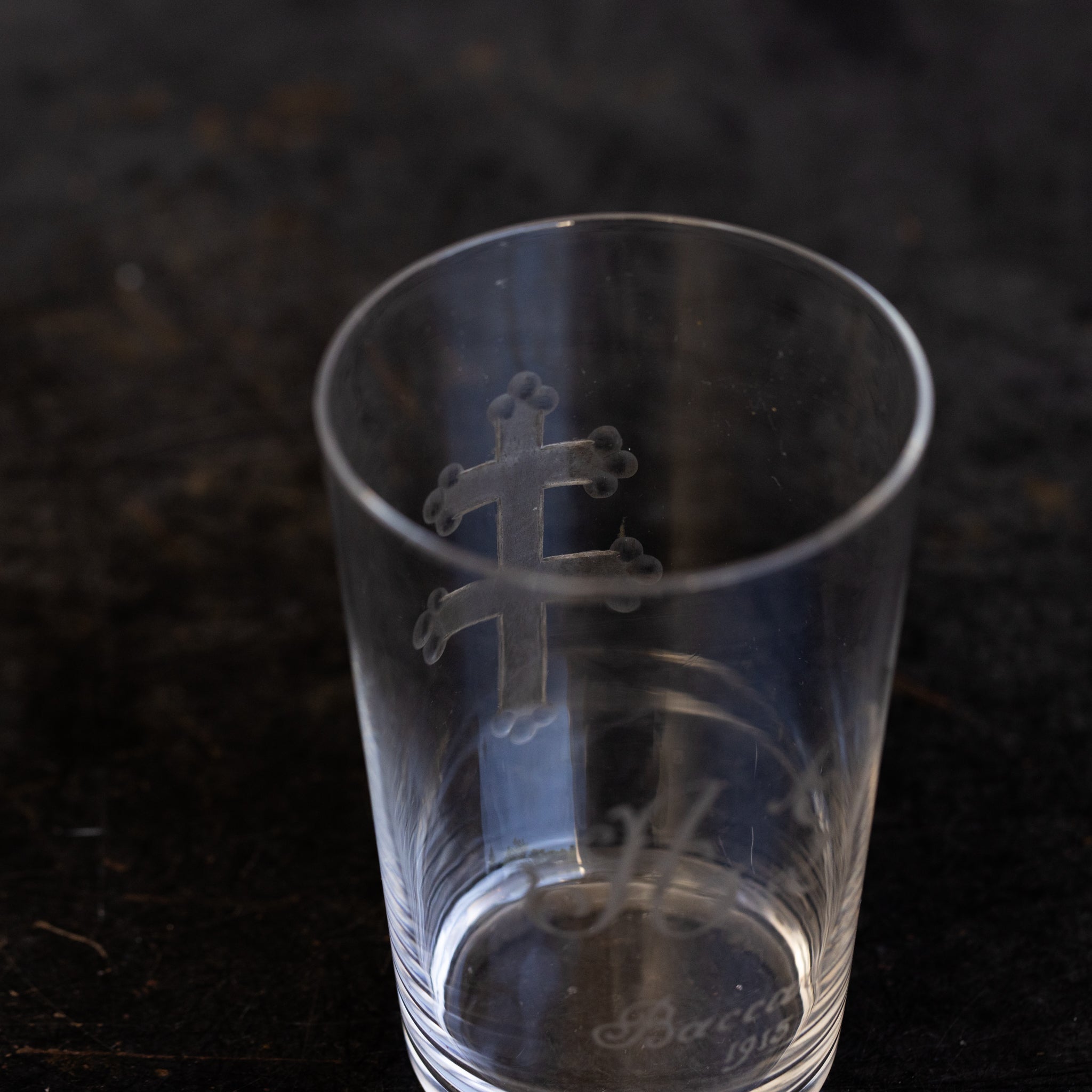 Baccarat Engraved Tumbler | 1915 - elsie green - The French Kitchen