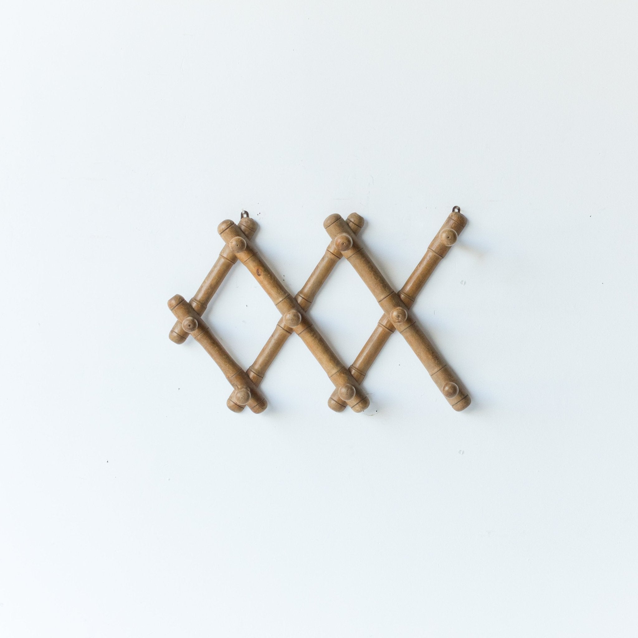 Bamboo Accordion Coat Rack - elsie green - decor