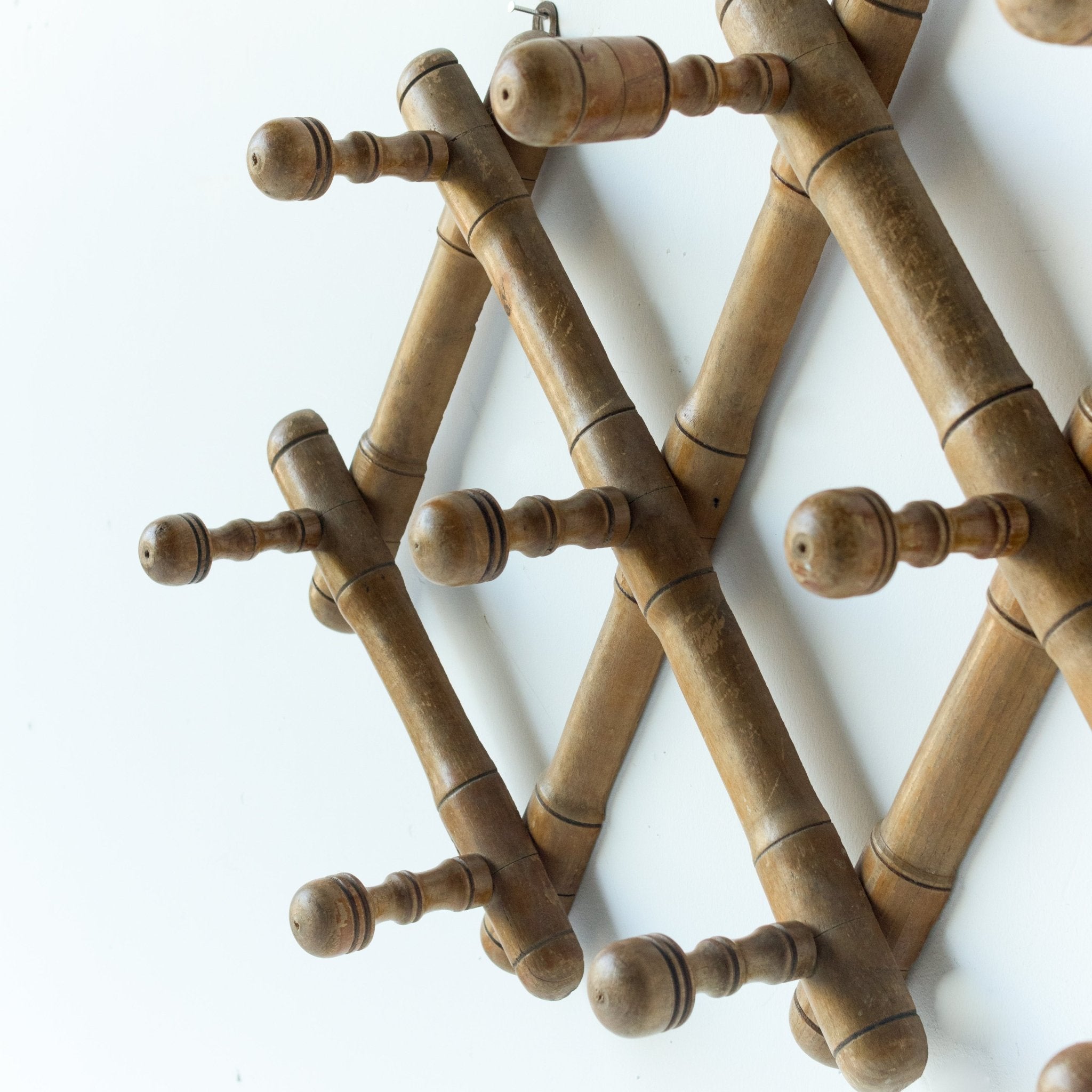 Bamboo Accordion Coat Rack - elsie green - decor