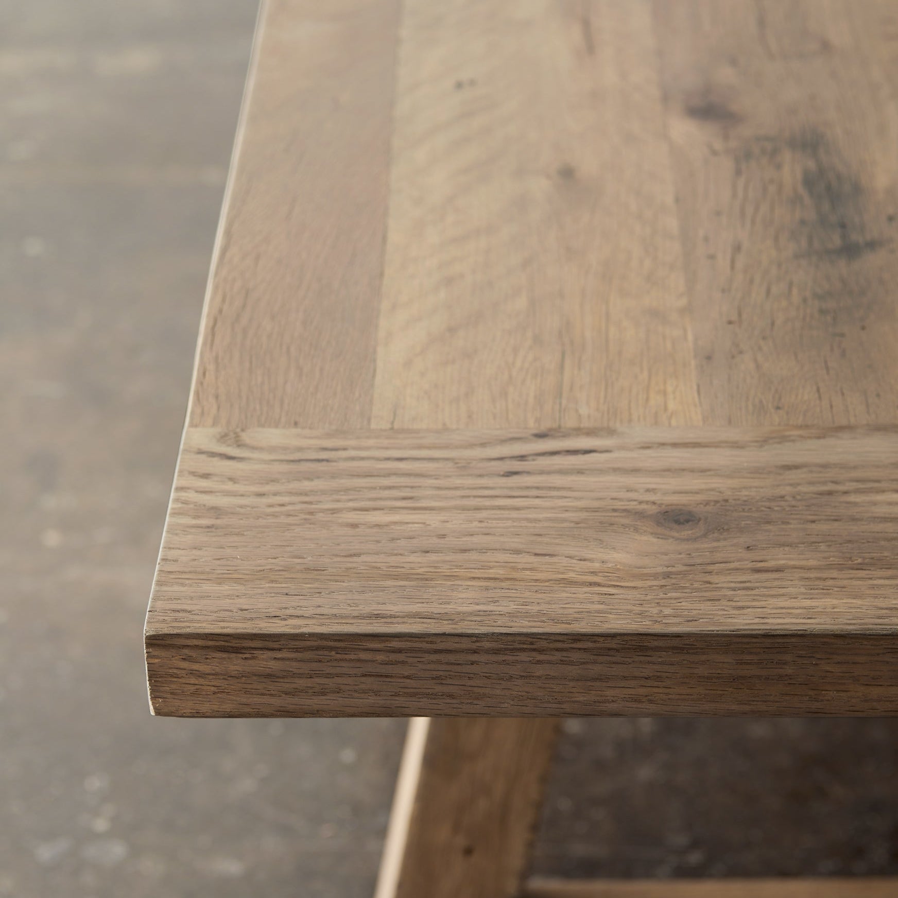 Barn - to - Table Reclaimed Oak Farm Table - elsie green - reclaimed wood furniture