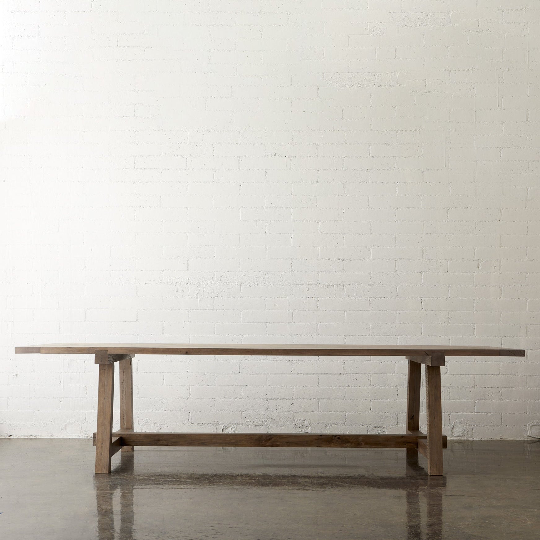 Barn - to - Table Reclaimed Oak Farm Table - elsie green - reclaimed wood furniture