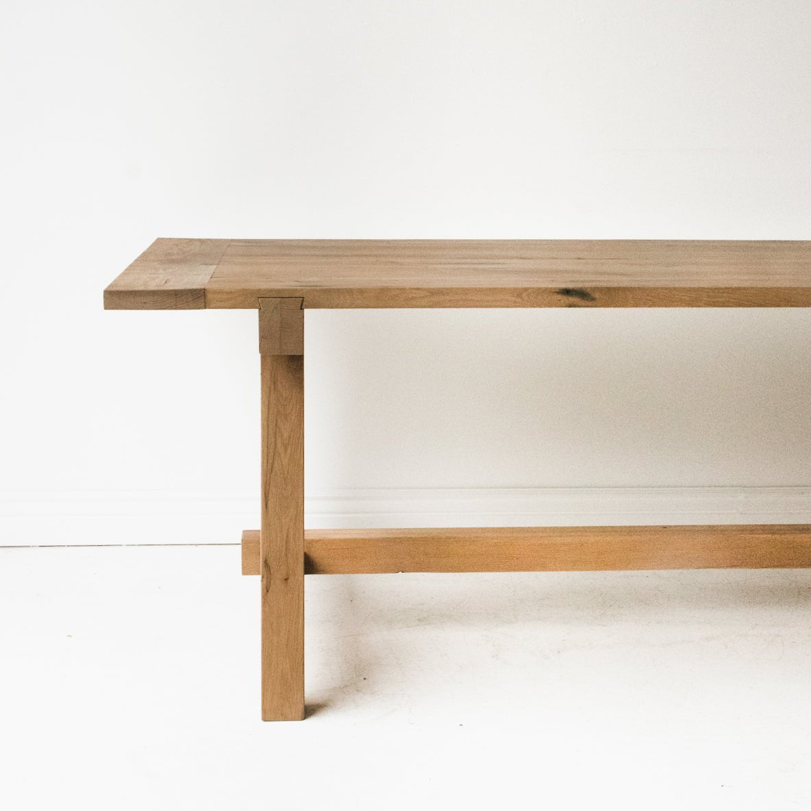 Barn - to - Table Reclaimed Oak Farm Table - elsie green - reclaimed wood furniture