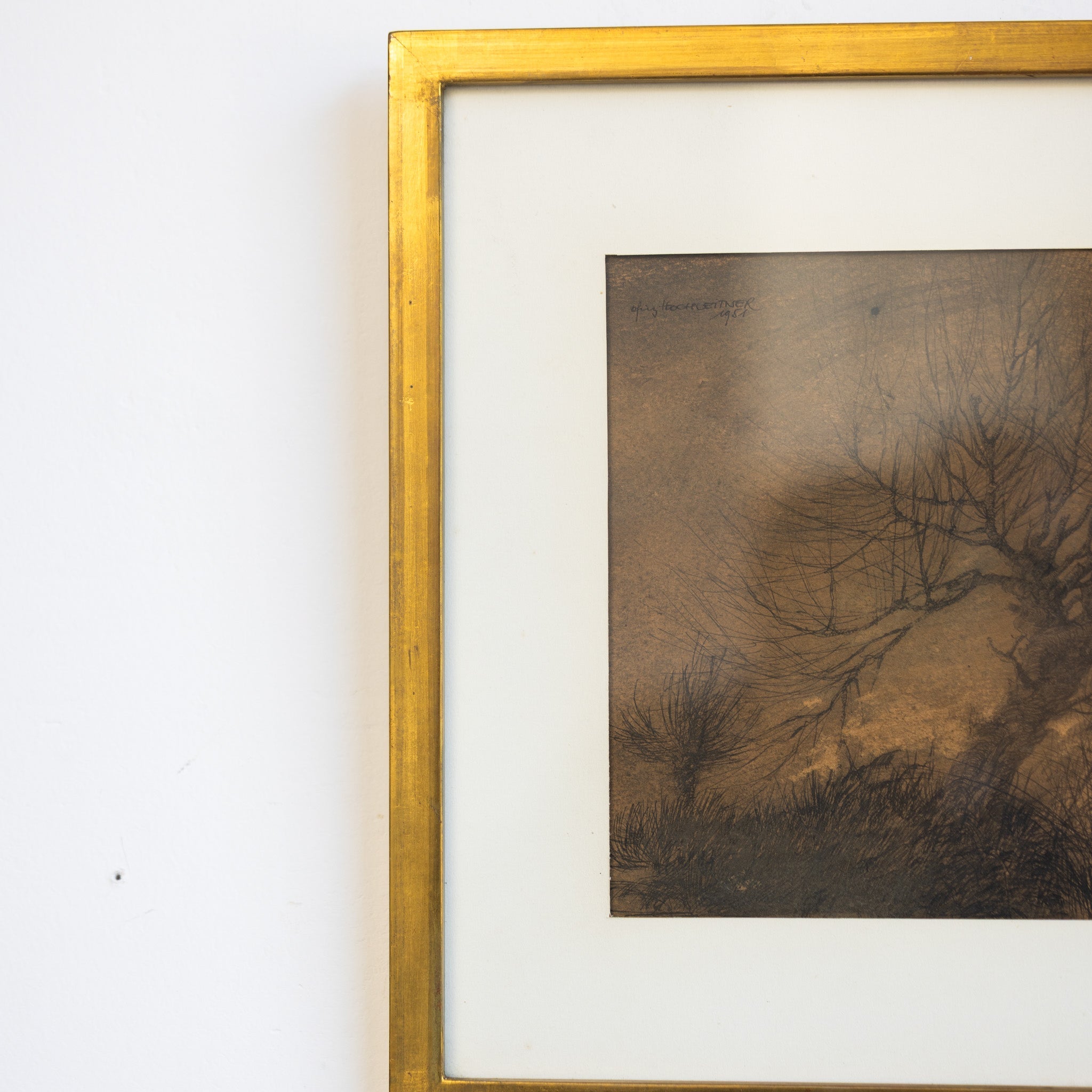 Barren Tree Lithgraph - elsie green - art