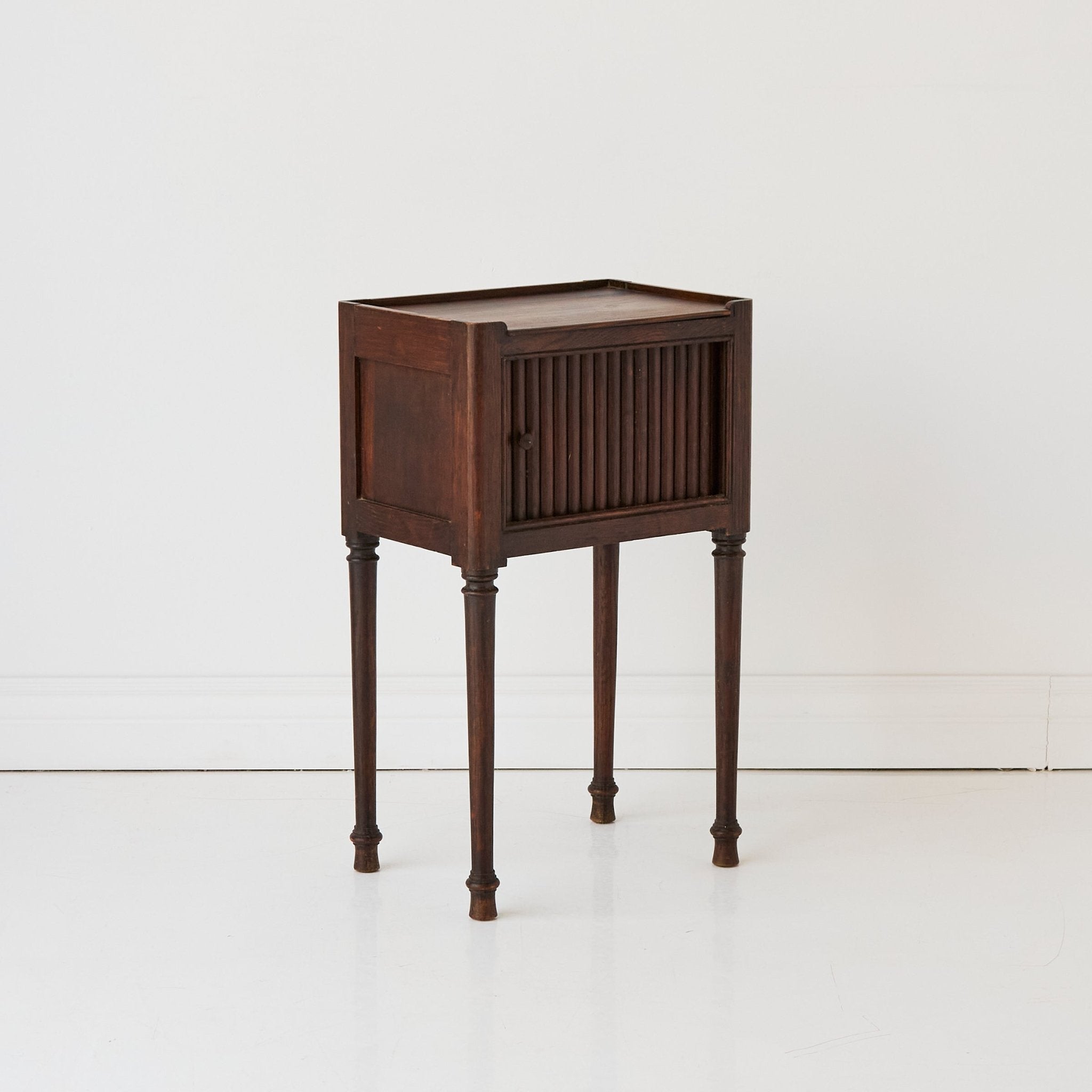 Bedside Table with Tambor Door - elsie green - furniture